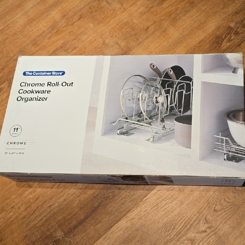 The Container Store Chrome Kitchen Organizer
